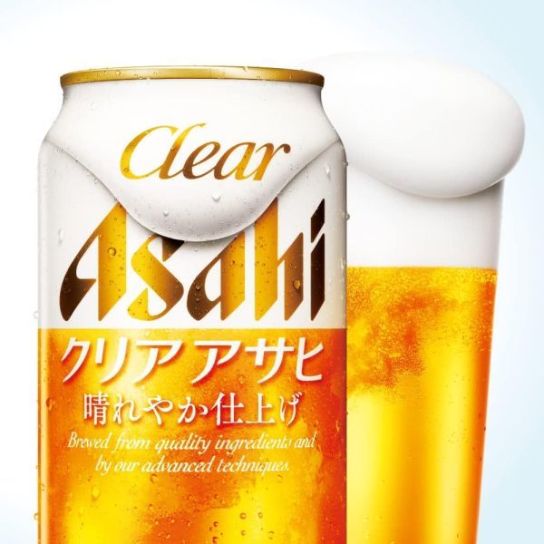 O12-63 1円～訳あり クリアアサヒ 新ジャンル/第3のビール Alc.5％ 350ml×24缶入り 1ケース 同梱不可・まとめて取引不可_画像1