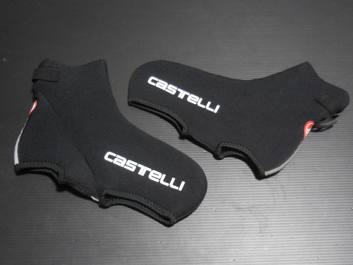 Castelli カステリ シューズカバー S/M ブラック　ネオプレーン／ナイロン　ロードバイク_画像2