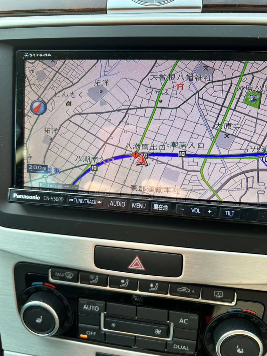 パナソニック CN-H500D フルセグ ナビ 2011年版 動作確認済 3C ヴァリアント ステー＆カプラー付 送料着払い 引き取り歓迎 フルセグナビ_画像4