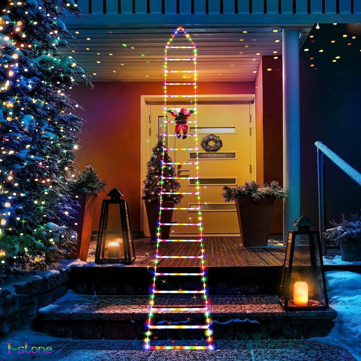 LED illumination light Rainbow .. sun ta228 lamp IP44 waterproof 13 kind lighting pattern solar &USB charge Christmas illumination atmosphere lighting 