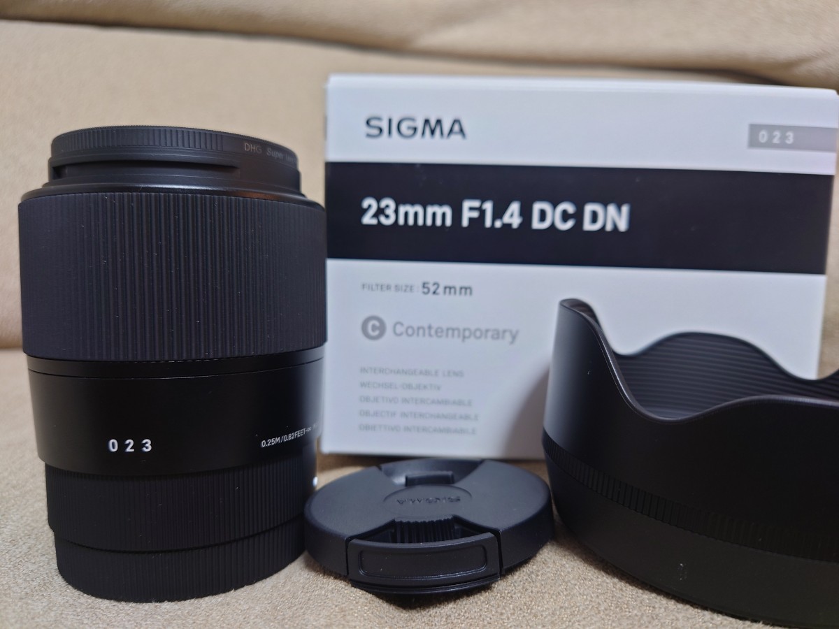 【MARUMI保護フィルター付】SIGMA　23mm F1.4 DC DN【SONY　Eマウント　APS-C】_画像1