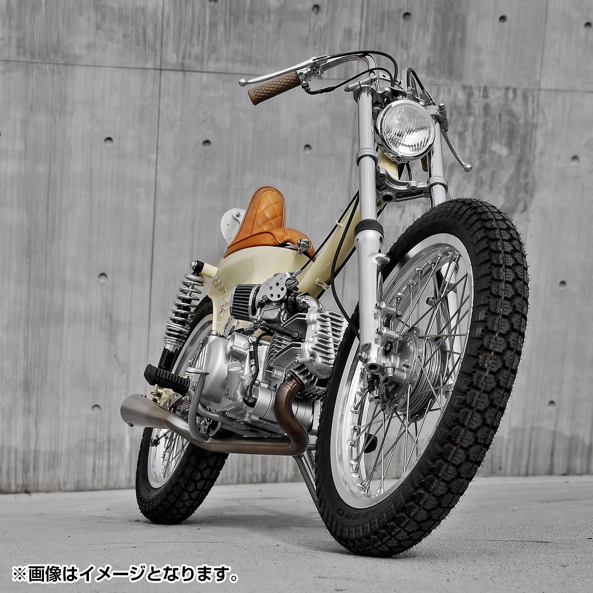 【PCD1.40×17インチ】汎用 レーシング ホイール アルミ リム 銀/シルバー 36穴 36H スーパーカブ C50 C70 C90 CL50 CT110_画像5