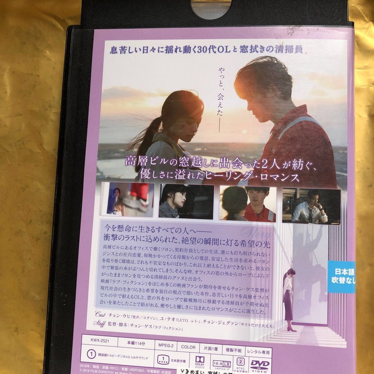 韓流映画【めまい】チョン・ウヒ　ユ・テオ　ラブストーリー　レンタル落ちdvd 韓国映画　DVD