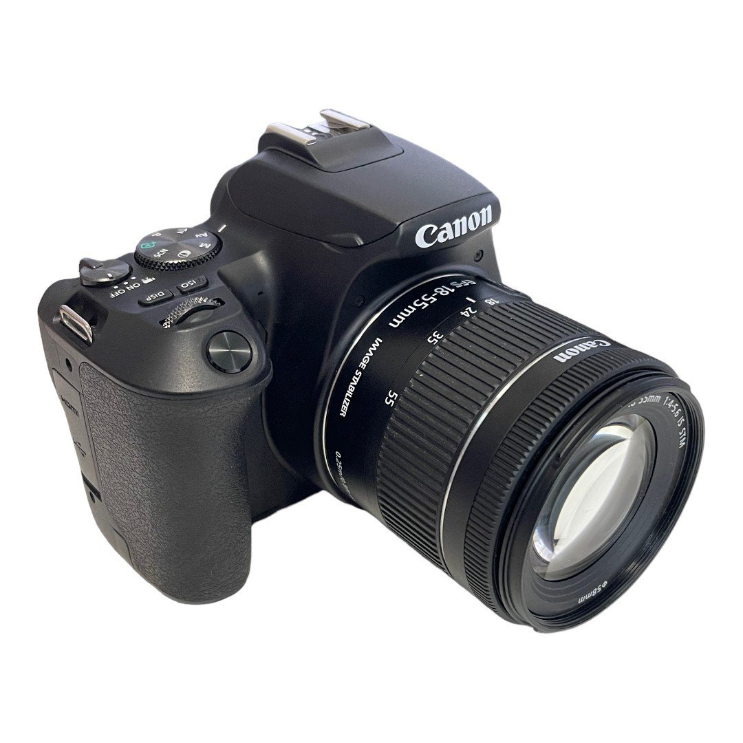 【中古品】Canon キヤノン KISS x10 デジタル一眼レフカメラ レンズ: EF-S 18-55mm 1:4-5.6 IS STM レンズセット L51980RE_画像5
