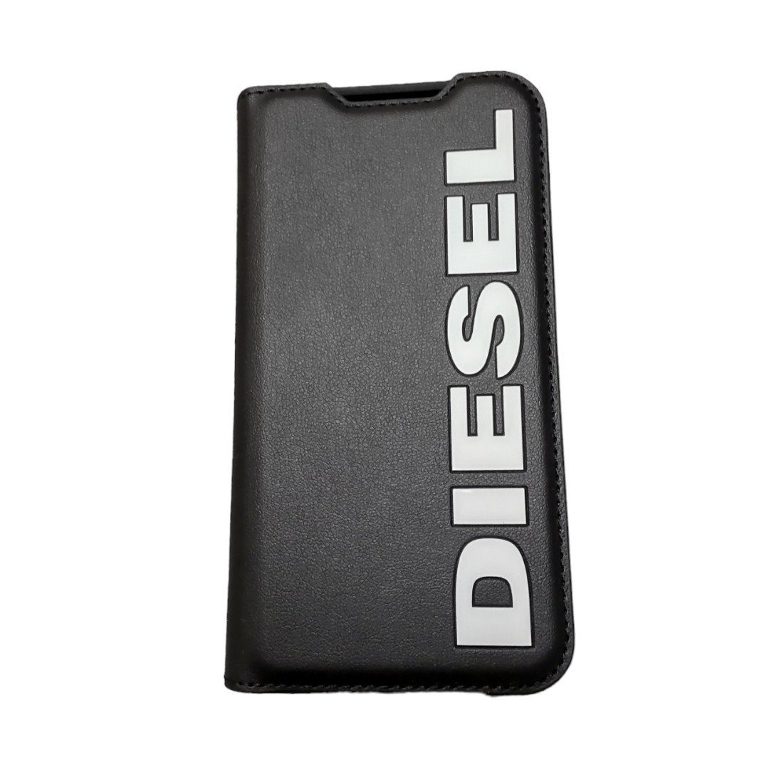 【未使用】 DIESEL ディーゼル スマホケース iPhone13 MINI用 ブラック ブックレットケース 外箱破損あり L52644RL_画像3