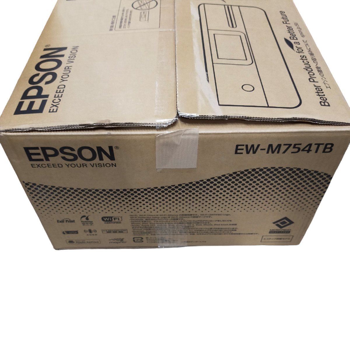 ◆未使用品◆EPSON エプソン プリンター エコタンク搭載 A4カラーインクジェット複合機 EW-M754TB1 2021年モデル 箱有 J52693NJ_画像6