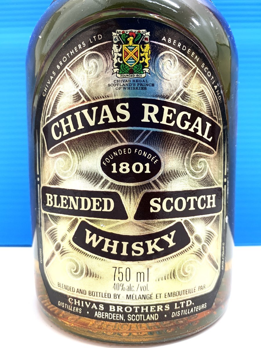 aet11-52 【送料無料・未開栓】CHIVAS REGAL シーバスリーガル 12年 スコッチウイスキー 750ml 40%_画像7