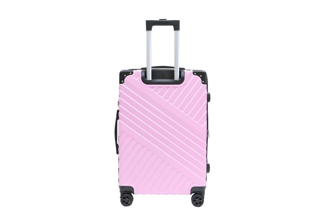 軽量Mサイズ 静音8輪 キャリーバッグ スーツケース キャリーケース ピンク