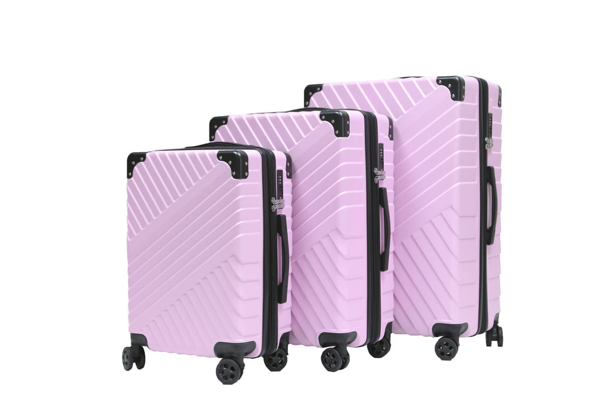 軽量Sサイズ 静音8輪 キャリーバッグ スーツケース キャリーケース ピンク