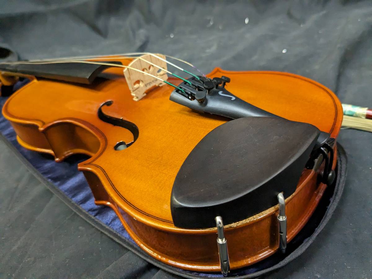 [skh-p44] 外観良好！動作OK! stentor student ii 分数バイオリン １／2サイズ 目安身長125cm~130cm_画像3