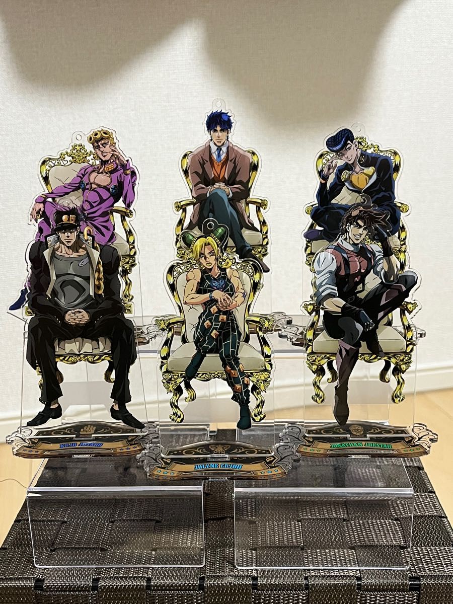 ジョジョワールド オリジナルアクリルスタンド 全6種 チェーン ジョジョワールド オリジナルアクリルスタンド 全6種 チェーン