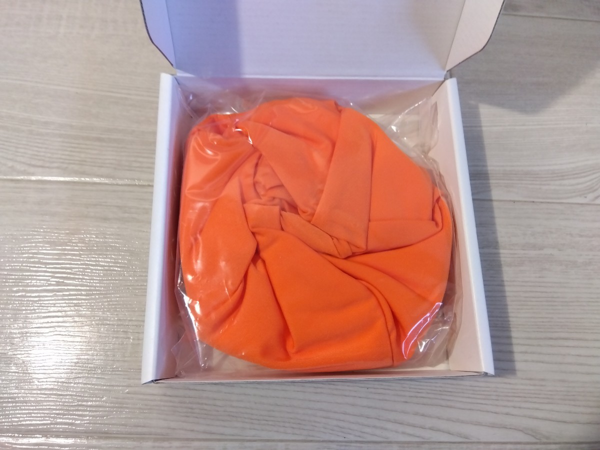 【未使用】 MOGU モグ ティッシュケース オレンジ 布製 【A272】_画像6