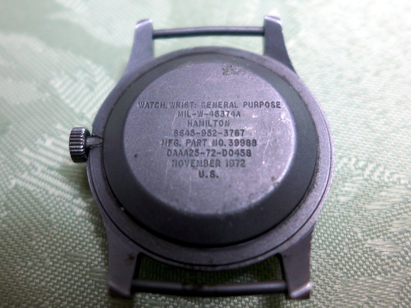  ハミルトン 軍用時計 ミリタリーウォッチ HAMILTON　MIL-W-46374 ベトナム戦争 軍支給品_画像6