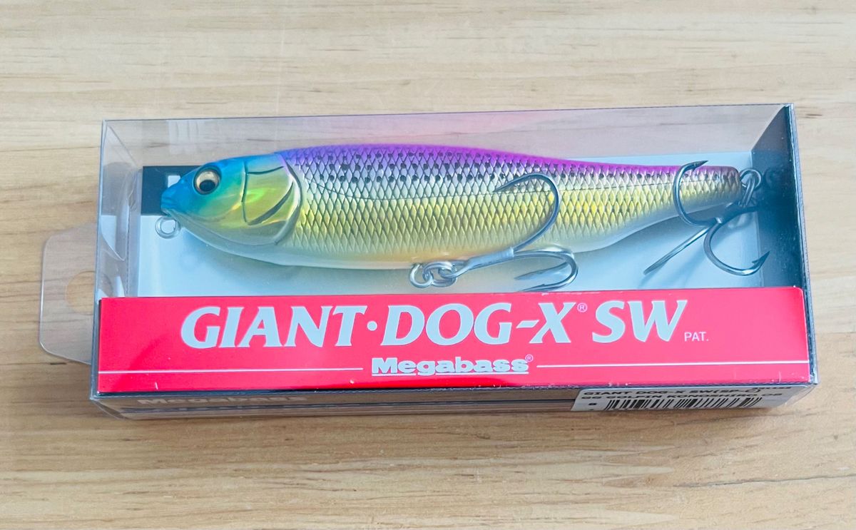 新品 メガバス Megabass ジャイアントドッグX GIANT DOG-X SW 限定カラー SP-C ゴルピンコノシロOB