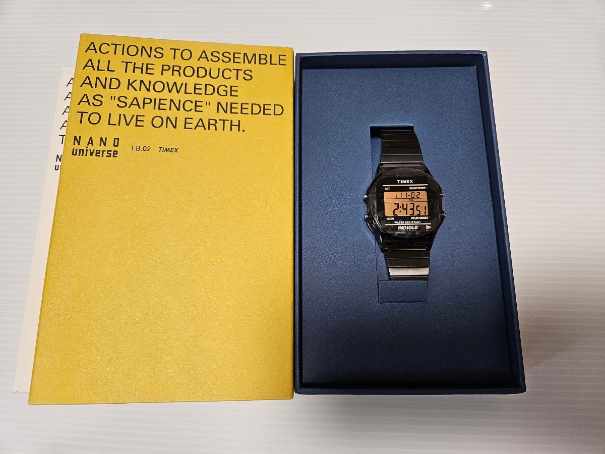 値下 新品 TIMEX クラシックデジタル ナノユニバース別注 値下 新品 TIMEX クラシックデジタル ナノユニバース別注