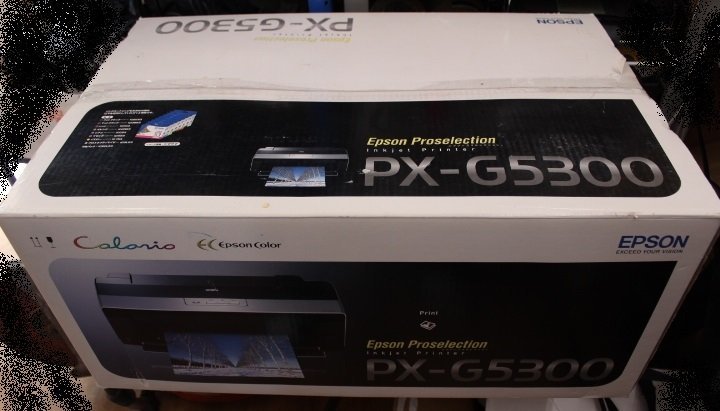 ○エプソン インクジェットプリンタ PX-G5300 ジャンク扱い ※インク切れ動作未確認　通電OK EPSON Colorio A3ノビ対応_画像8