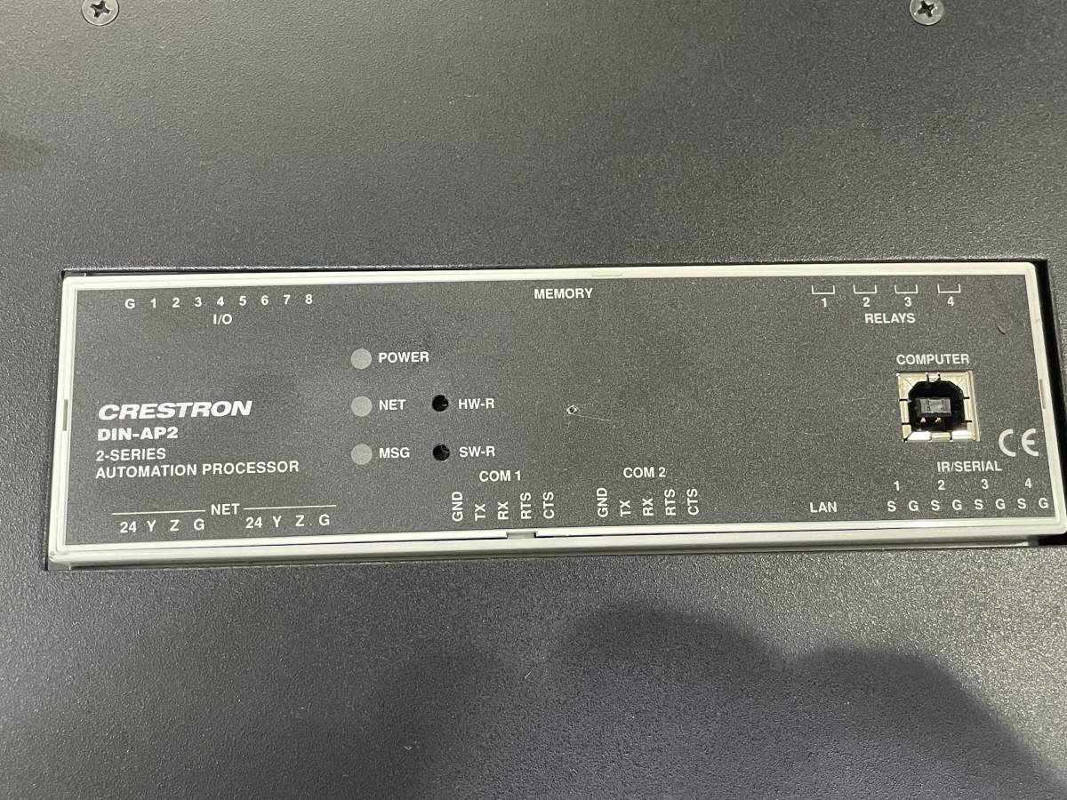 ★【オートメーションコントラーローラ】Crestron クレストロン DIN-AP2-CJ ＋ DIN-AP2★未チェック ジャンク品_画像3