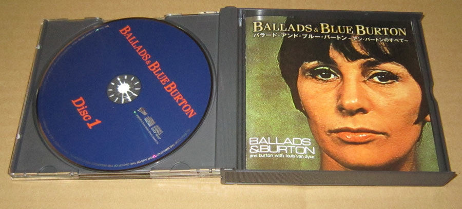 CD　バラード・アンド・ブルー・バートン～アン・バートンのすべて～　2枚組●BALLADS ＆ BLUE BURTON ANN BURTON_画像2