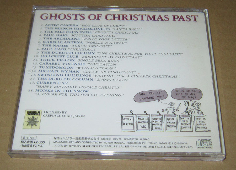 CD　Ghosts Of Christmas Past●クリスマス・コンピ●ネオアコ●アズテック・カメラ/ドゥルッティ・コラム/ペイル・ファウンテンズ