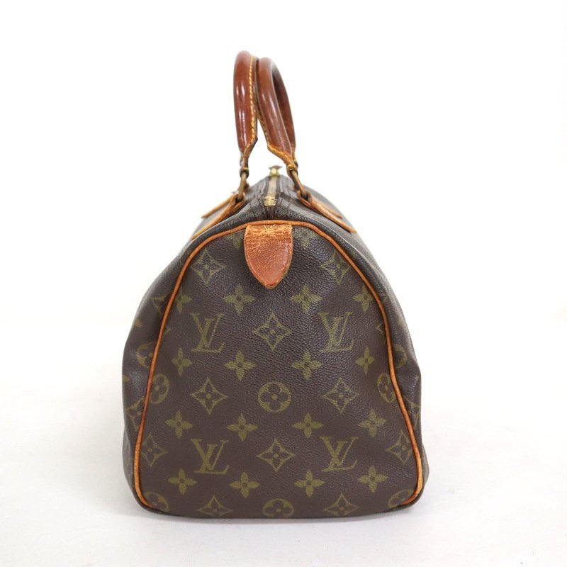 【LOUIS VUITTON】ルイヴィトン スピーディ30 モノグラム ブラウン M41526/ハンドバッグ/ミニボストンバッグ/2j1962_画像3