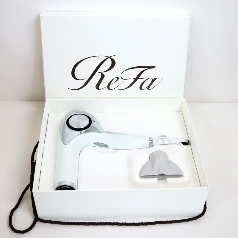 【Refa/リファ】ビューテックドライヤー プロ RE-AJ02A ホワイト×シルバー ヘアケア 完備品 美品 2023年製/ts0097_画像1