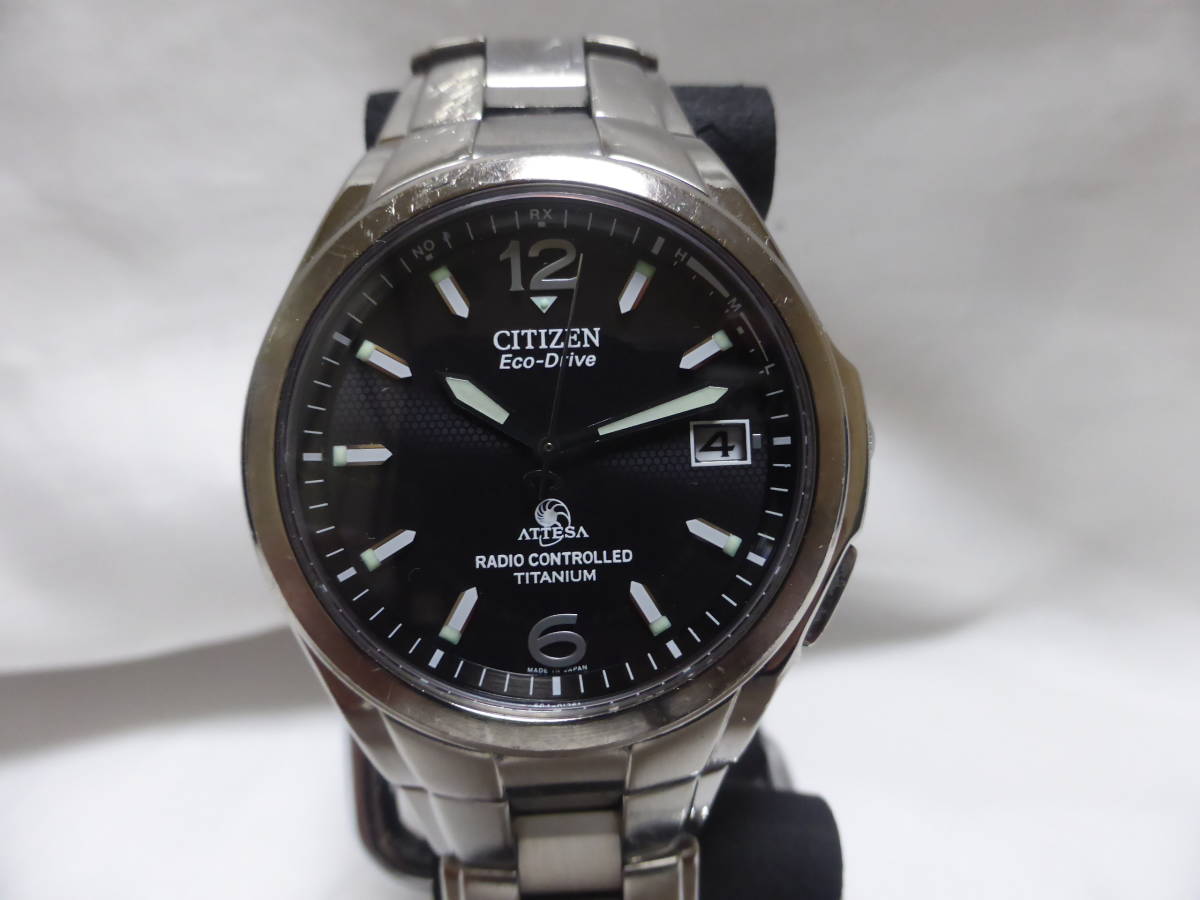 CITIZEN☆シチズン　アテッサ　電波ソーラー　メンズ　腕時計　H410‐T003788☆_画像2