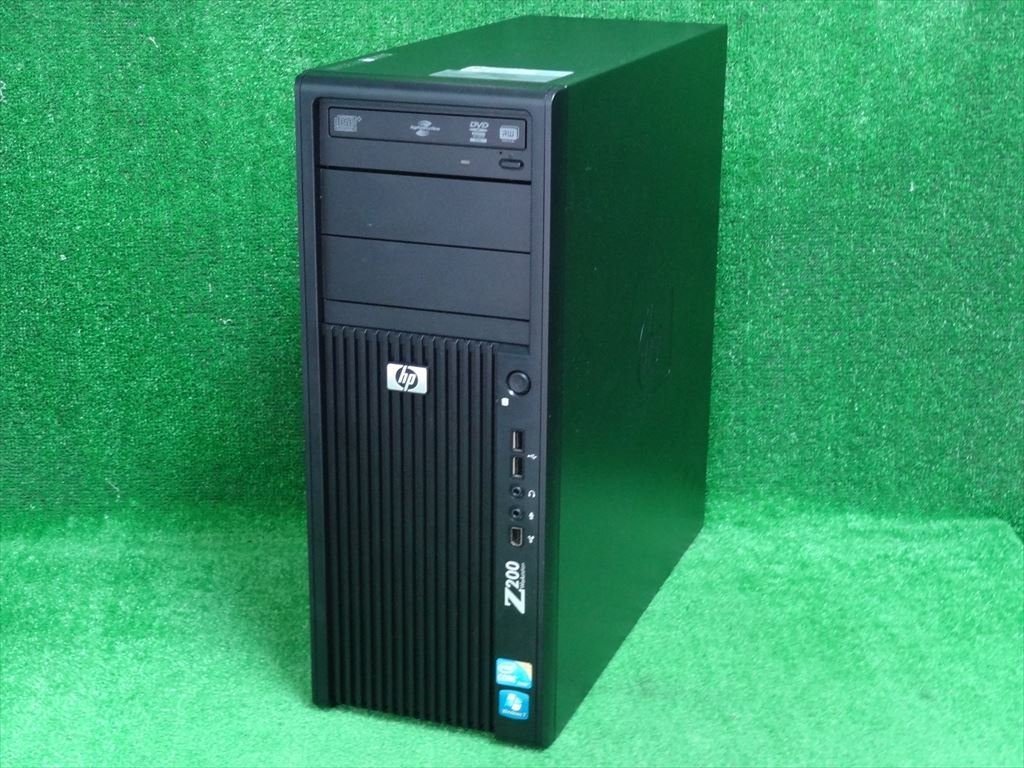 [3570] HP Z200 Workstation Core i5 650 3.20GHz HDD無 メモリ4GB DVDドライブ不可 BIOS OK 異音ジャンク