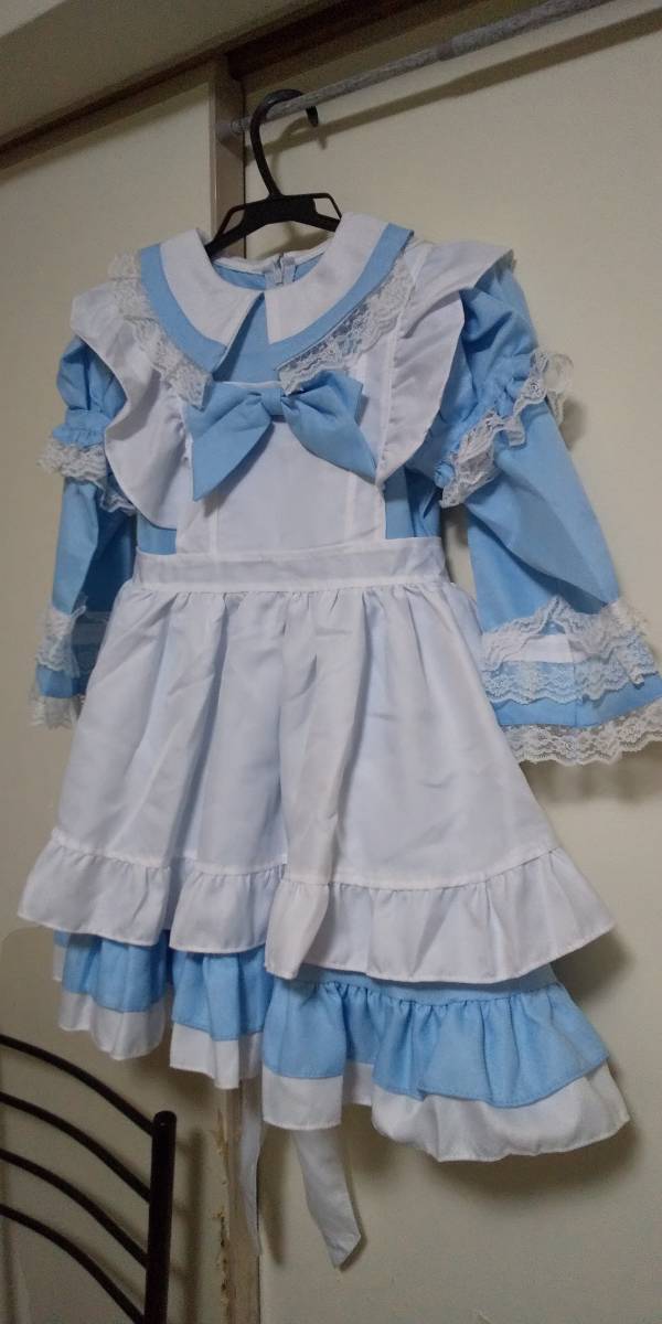 古着 ドレス？メイド服? サイズ120から130くらい_画像1