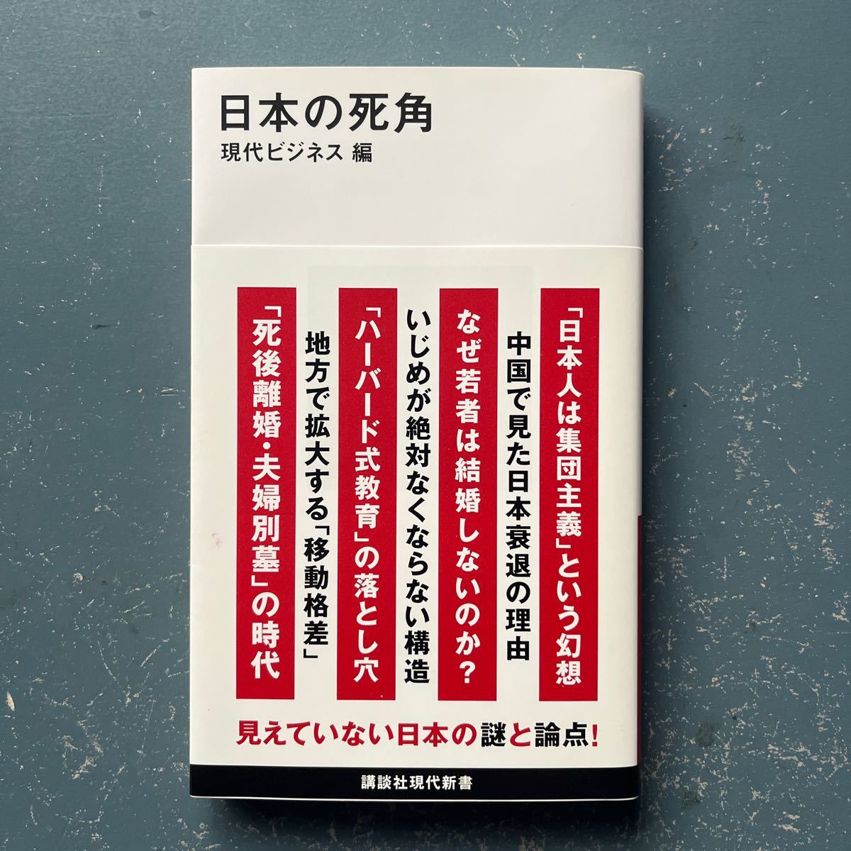 日本の死角　現代ビジネス編　講談社現代新書2703 初版　帯付き_画像1