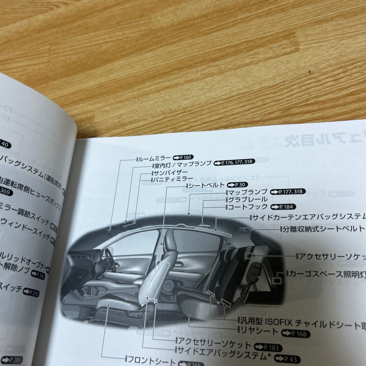 ホンダ ベゼル　ハイブリッド、取り扱い説明書、HONDA ベゼル取説　型式、DAA-RU3 VezeIオーナーズマニュアル (2016年発行) 管理492_画像7