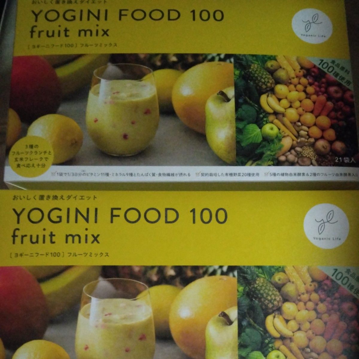 lava ヨギーニフード YOGINI FOOD 100 フルーツミックス 21袋 2箱 lava ヨギーニフード YOGINI FOOD 100 フルーツミックス 21袋 2箱