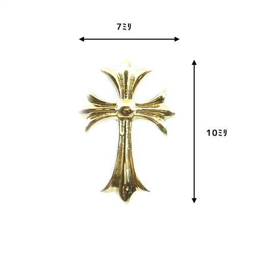  мужской серьги подлинный товар 18 золотой Cross дизайн серьги ( новый товар )K18 одиночный с одной стороны 