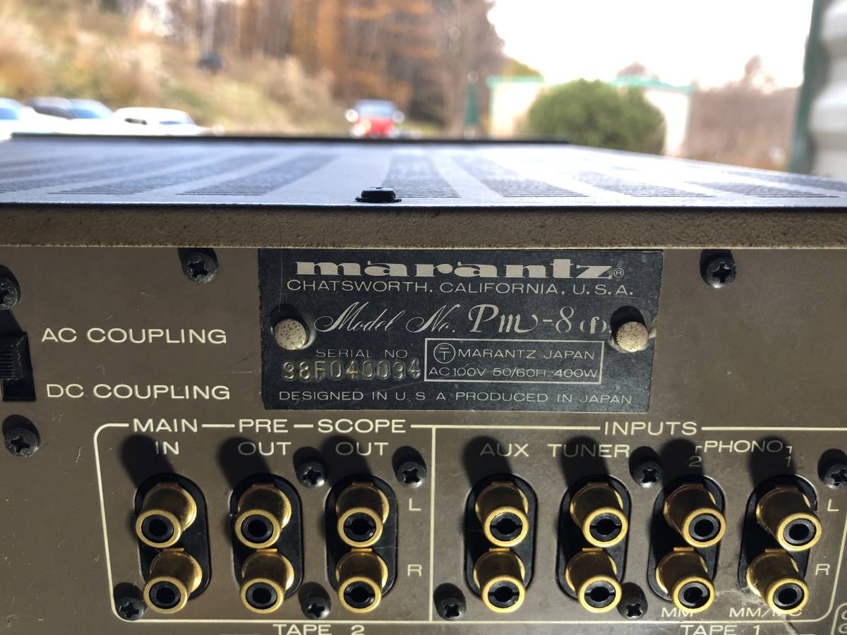 Marantz マランツ プリメインアンプ PM-8f ジャンク 通電のみ 札幌市_画像7