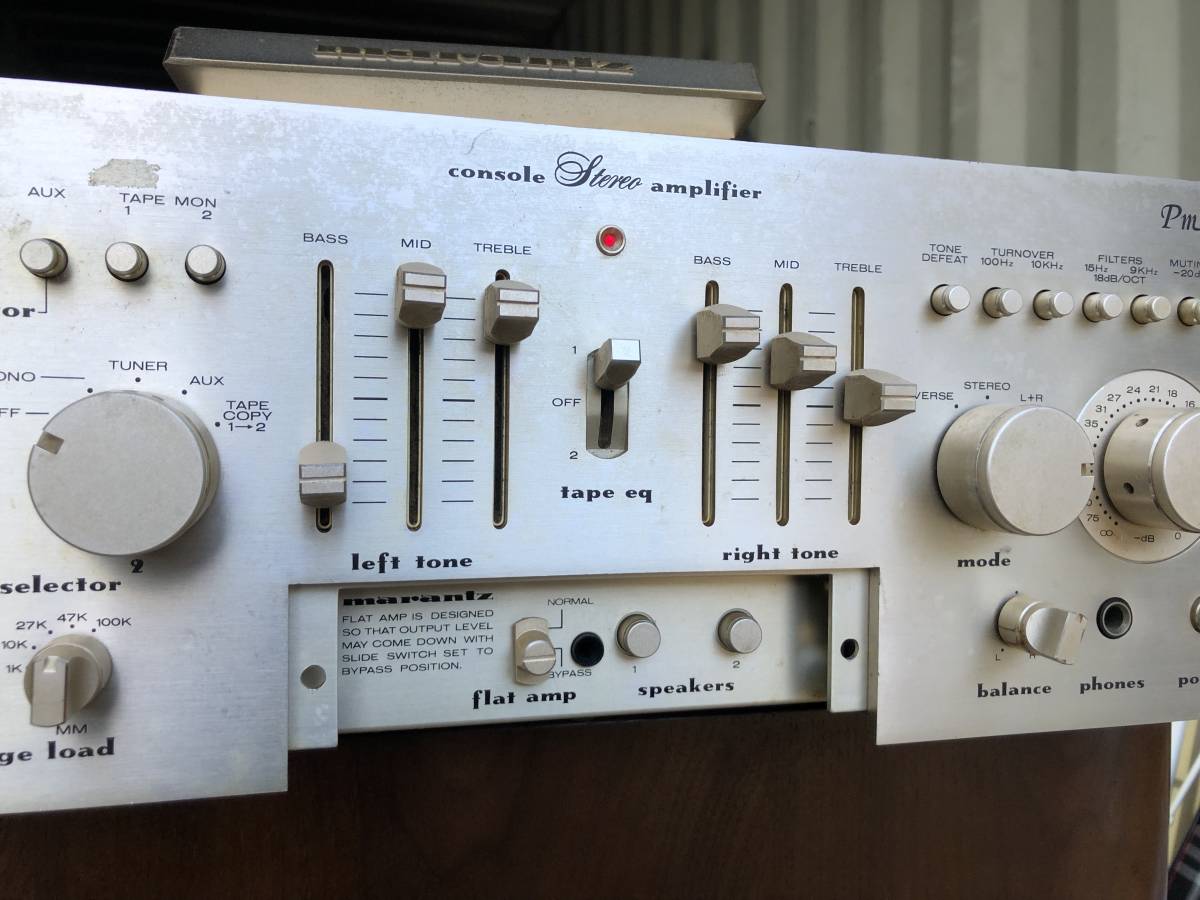 Marantz マランツ プリメインアンプ PM-8f ジャンク 通電のみ 札幌市_画像4