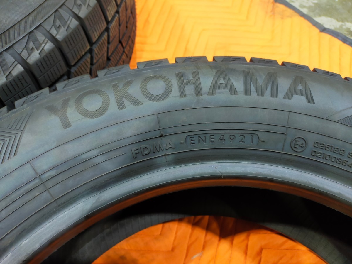 １円スタート　売り切り　スタッドレスタイヤ　205/65R16 YOKOHAMA　アイスガード　２本セット　9分山　21年式　ヤリスクロス等　_画像4