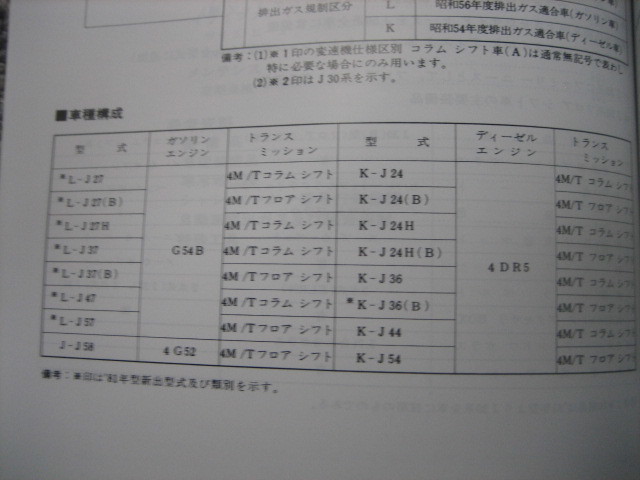 ★☆三菱　ジープ　新型車整備解説書　８０年１１月　発行☆★_画像3