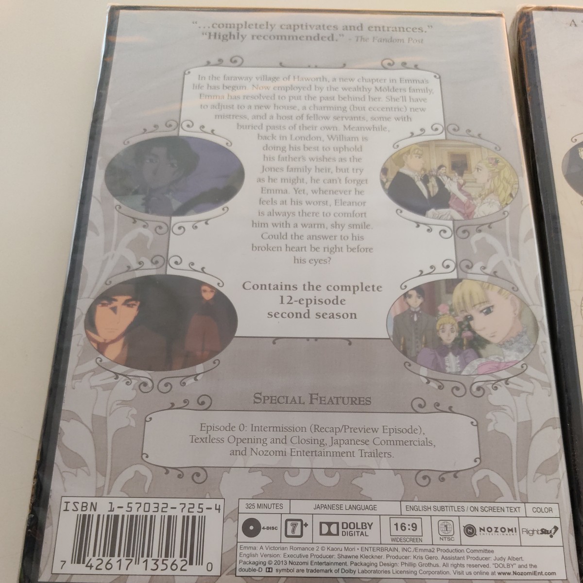 【未開封シュリンク付き】DVD EMMA a victorian romance Season One,Season Two 海外版の画像5