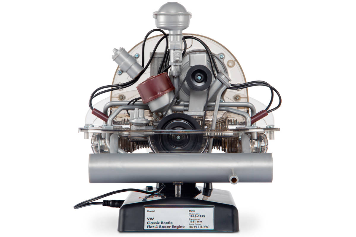 FRANZIS flange s1/4 scale VW 4 cylinder horizontal opposition engine transparent model kit 