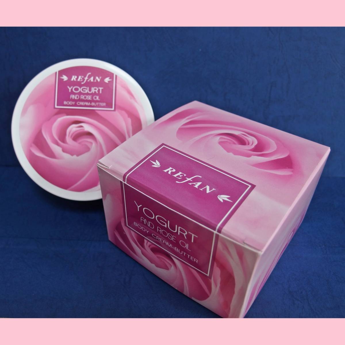 ** 2 piece set . profit! BVLGARY aREFAN company manufactured body cream butter ( yoghurt & rose oil ) **