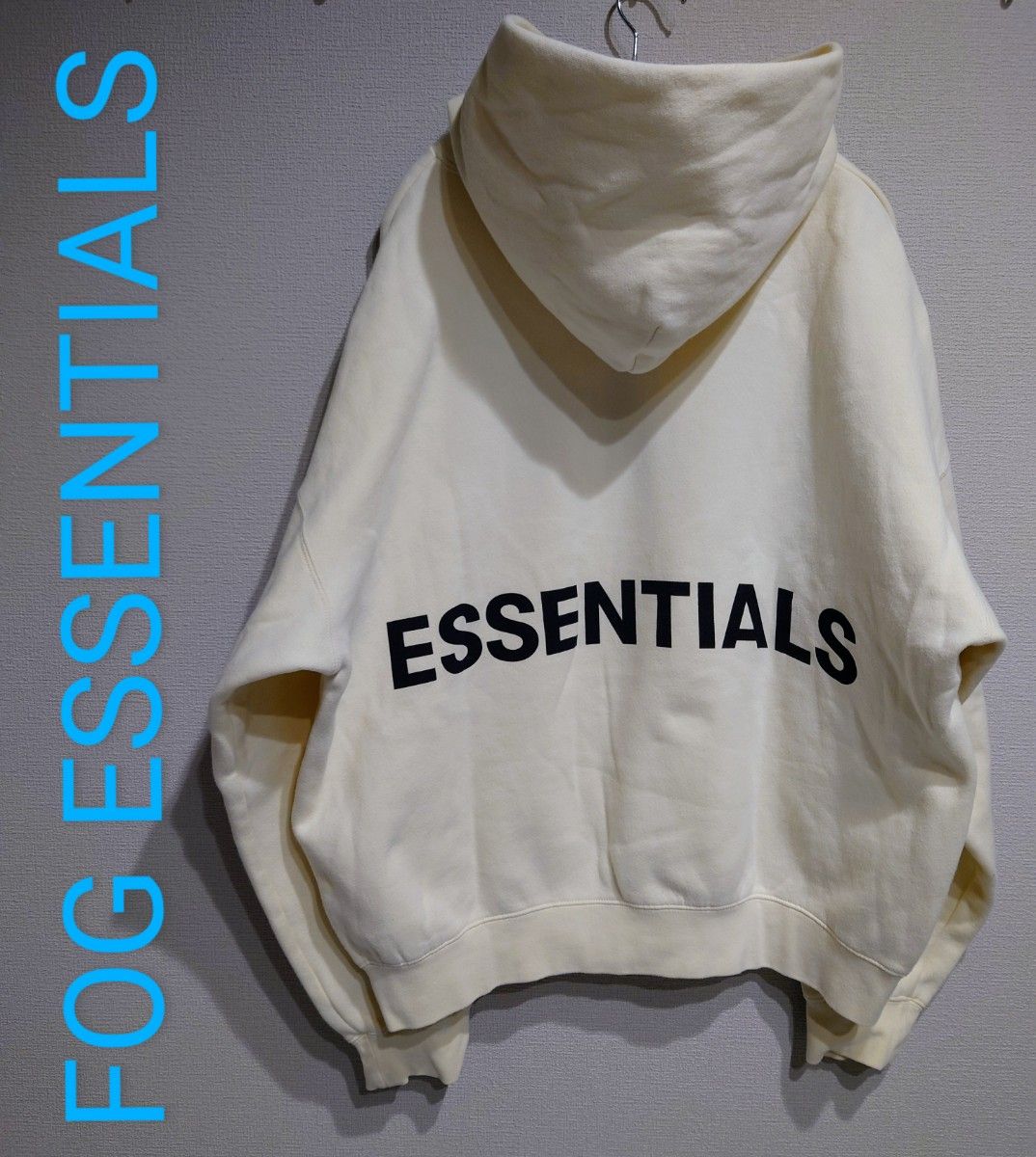 FOG ESSENTIALS プルオーバーパーカー ベージュ ユニセックス メンズL