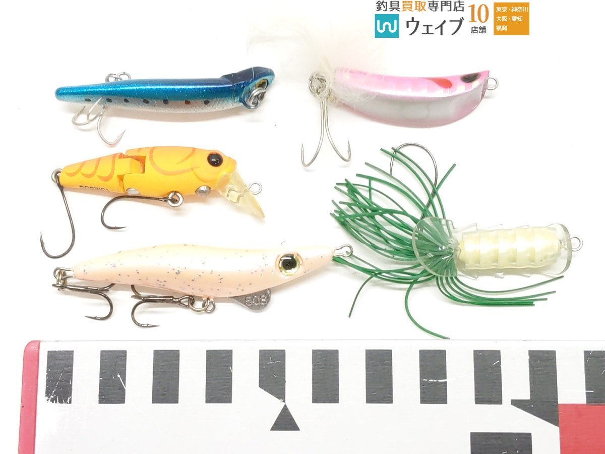 ラッキークラフト MEDIUM CRA-PEA、ティモン Panicra MR、ティムコ TJM35S等メイホー ボックス入り トラウトルアー計41点_80X434186 (9).JPG