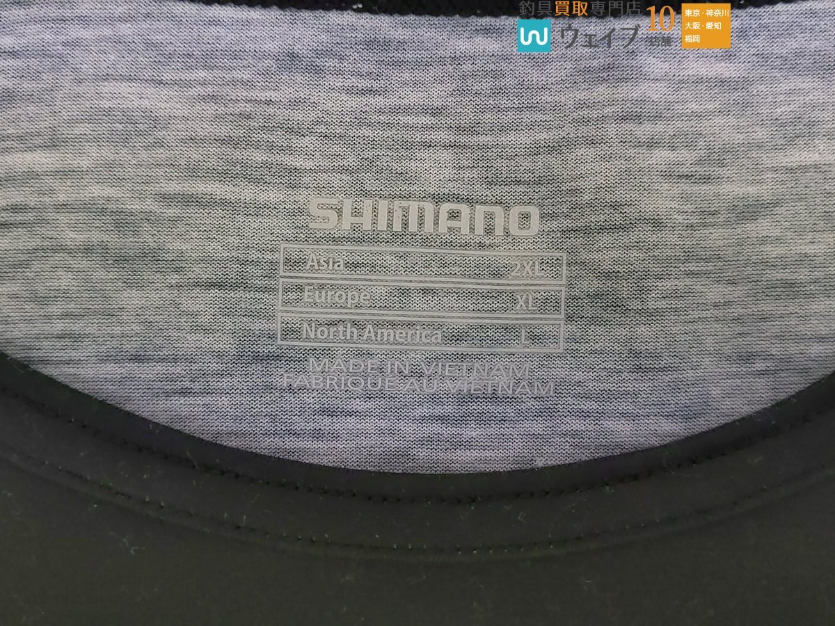 シマノ スタンダードキャップ CA-041R ネイビー フリーサイズ・シマノ Tシャツ 半袖 SH-096T グレースプラッシュ 2XL 未使用2点_60Y434888 (9).JPG