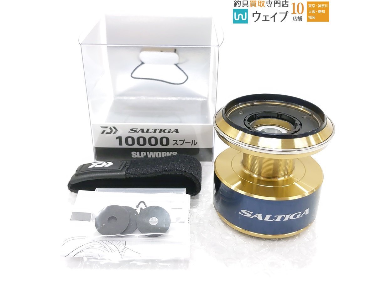 Daiwa SLP Works 20 saltiga 10000 spool navy blue Gold new goods : Real  Yahoo auction salling