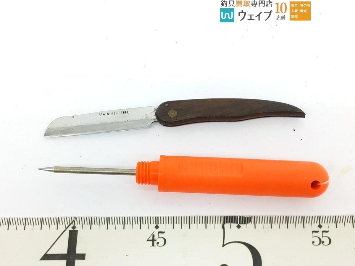シマノ・がまがつ フィッシングナイフ、オルファ カッターナイフ 等 計20点 工具 セット_80A436628 (4).JPG