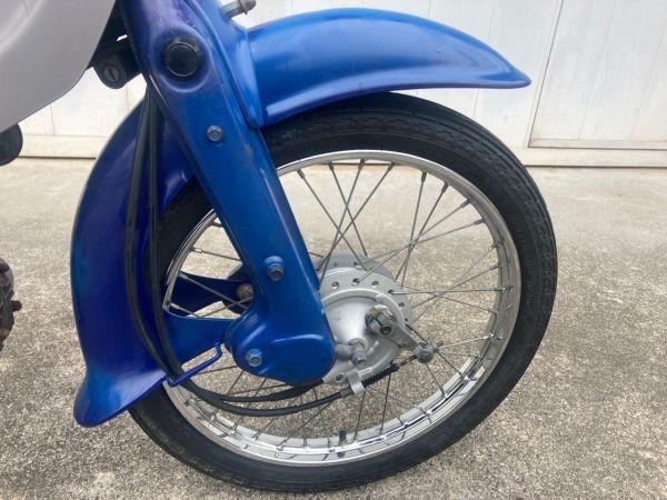 Y01 ホンダ スーパーカブ(プレスカブ)改 C50BNS 走行21000km 紺/白 機関良好！タケガワ72cc 愛知発 リトルカブ C70 C90_画像5