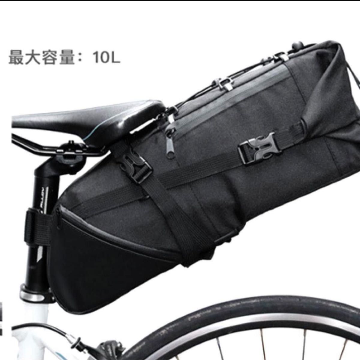 【新品】サドルバッグ　自転車バッグ　ロードバイク　大容量　防水　3~10L ペットボトルケース サドルバッグ　軽量_画像4