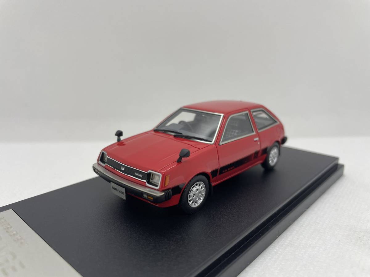 Hi-Story 1/43 三菱 MITSBISHI MIRAGE 1600 GT 1979 HS301 サファリレッド J04-02-124_画像1