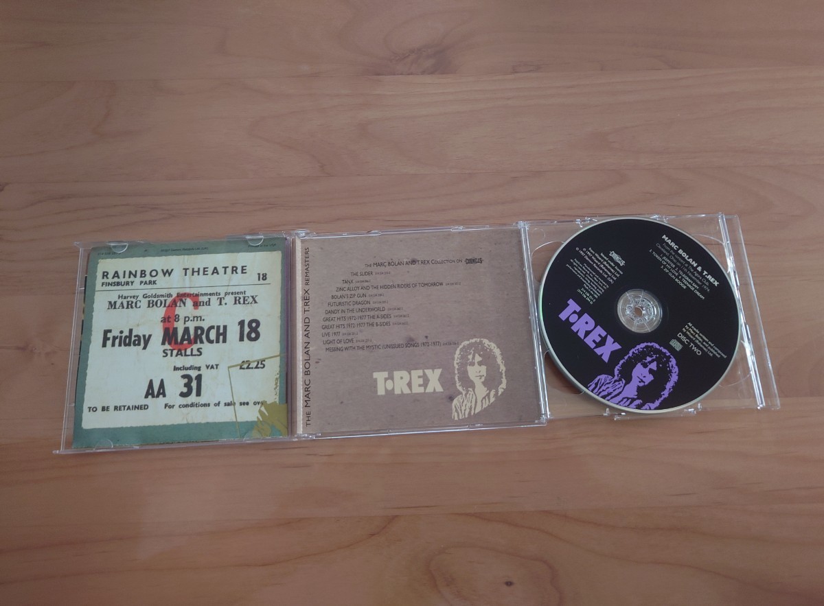★Marc Bolan & T.Rex★ マーク・ボラン&T.レックス★Live 1977★2CD★中古品★Rare