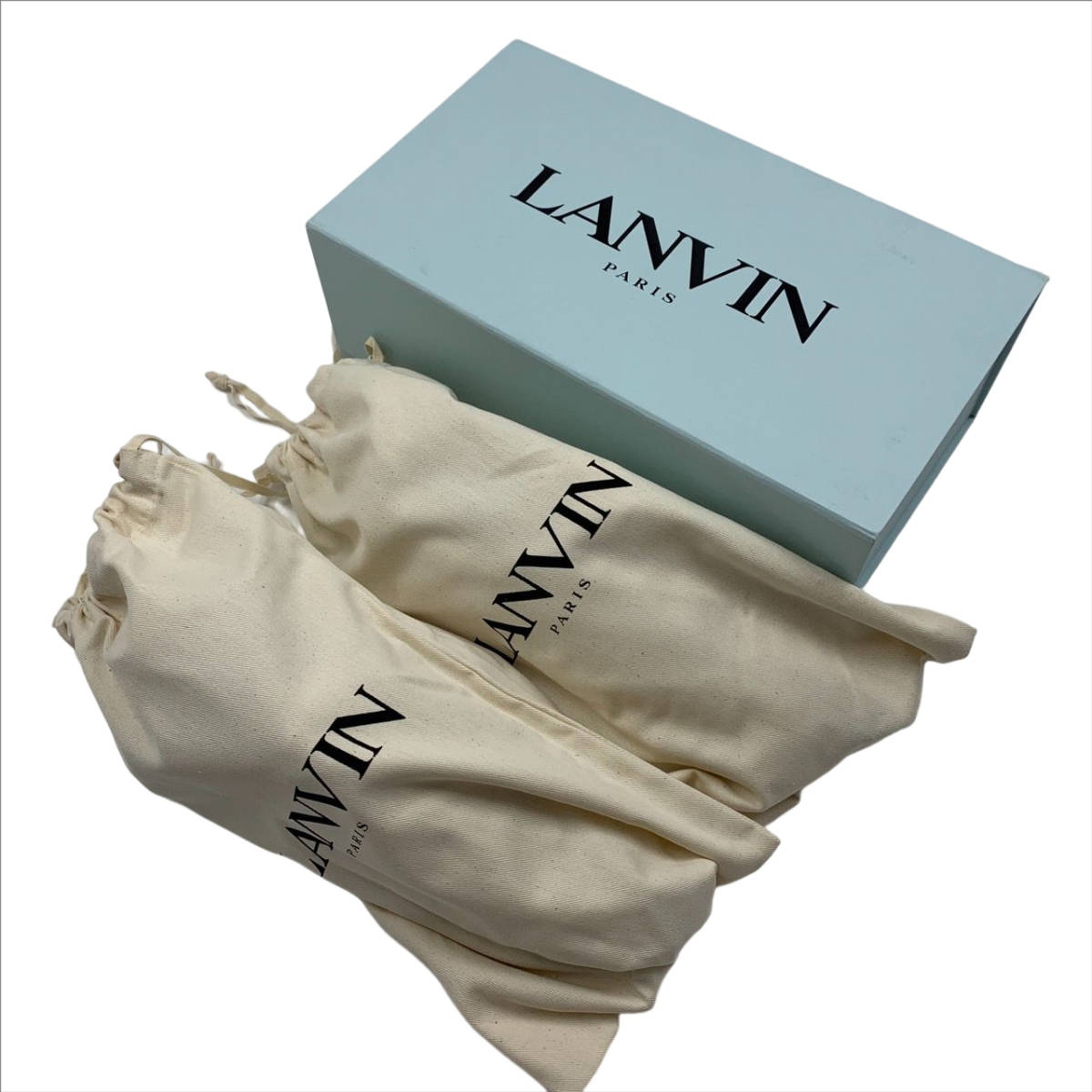 【サイズ選択】23SS★LANVIN★異素材コンビハイブリッドスニーカー★唯一無二のデザイン性★ホワイト★ランバン★白★ヴィンテージ加工_画像7