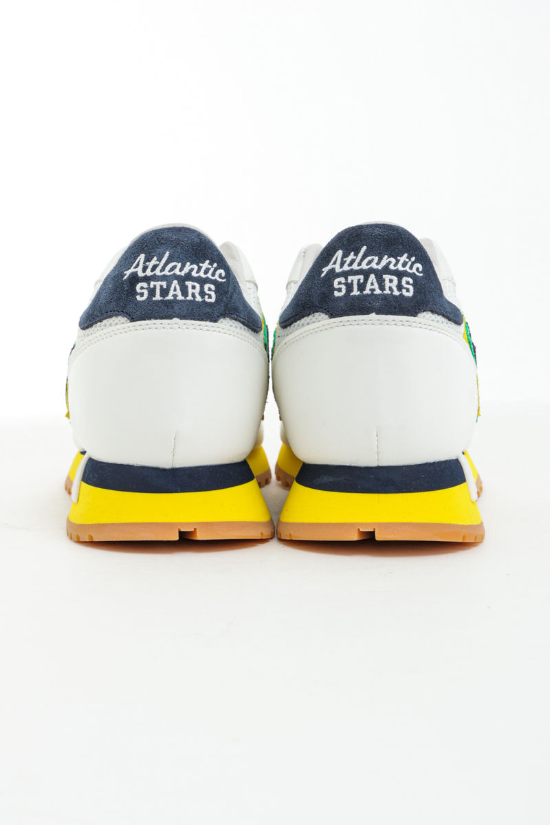 【サイズ選択】新品■Atlantic STARS■レザー ロゴ刺繍ローカットスニーカー■ホワイト■アトランティックスターズ■DRACOC DR13 白_画像7